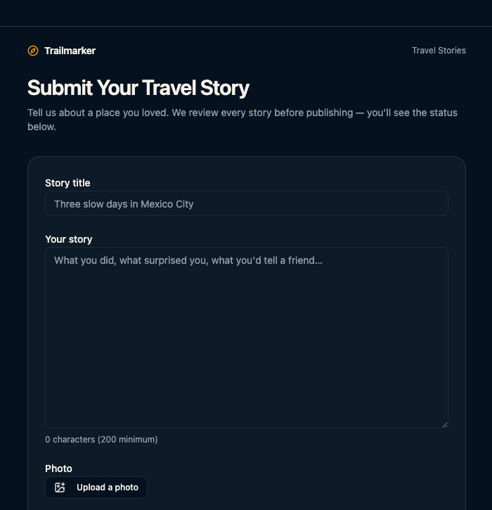 Dreaming of Starting a Travel Blog? Give Your Travels a Voice on Trailmarker