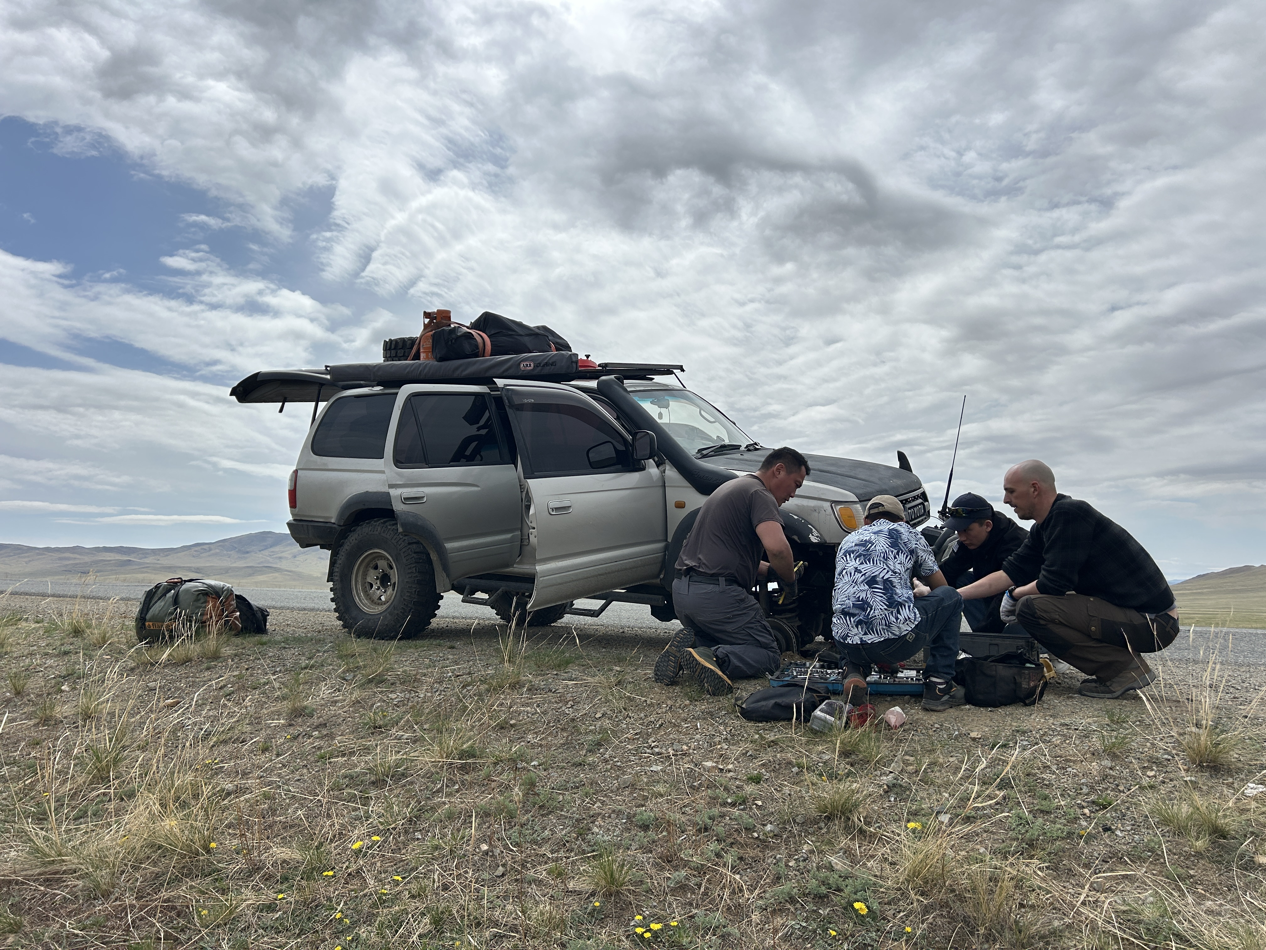 The Silk Road Breakdown: Losing A Tire In Mongolia — Ulaanbaatar, Mongolia