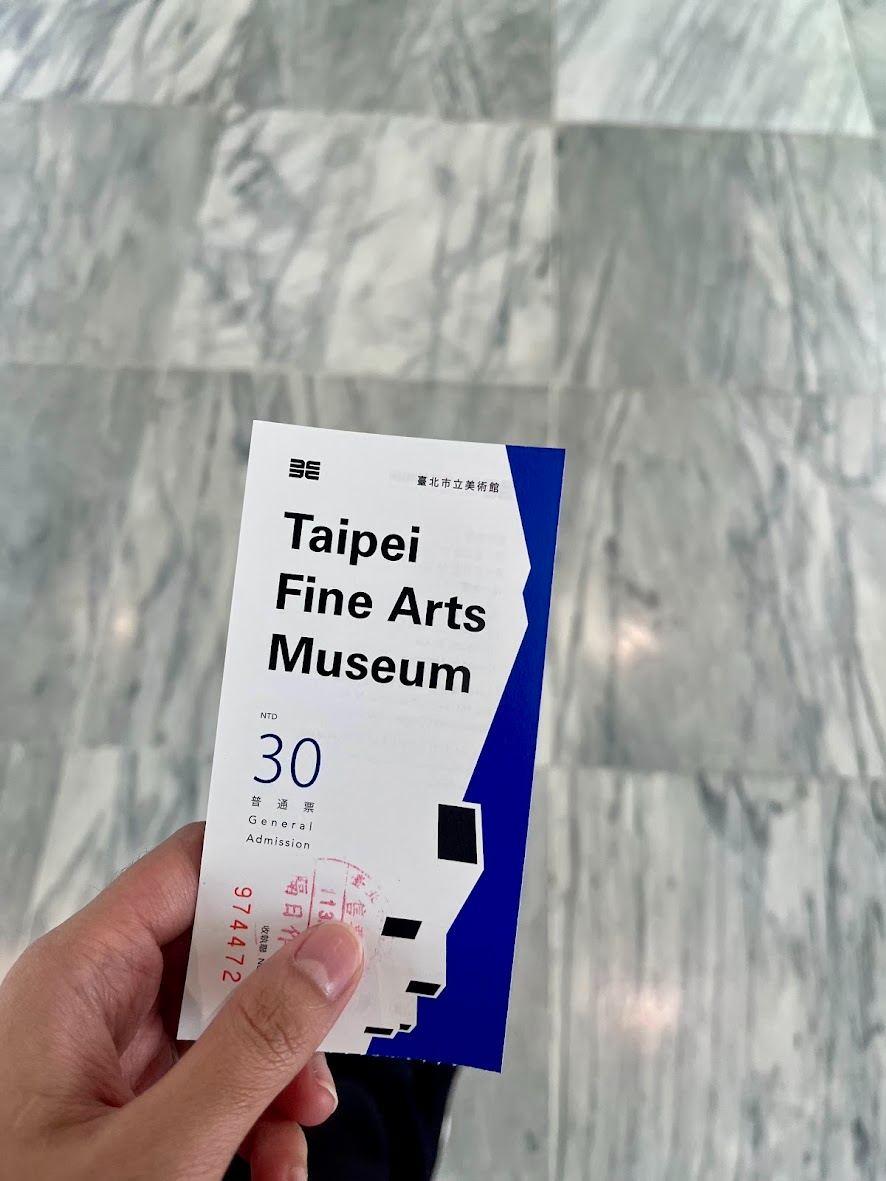 NT$30 ticket to Taipei Fine Arts Museum