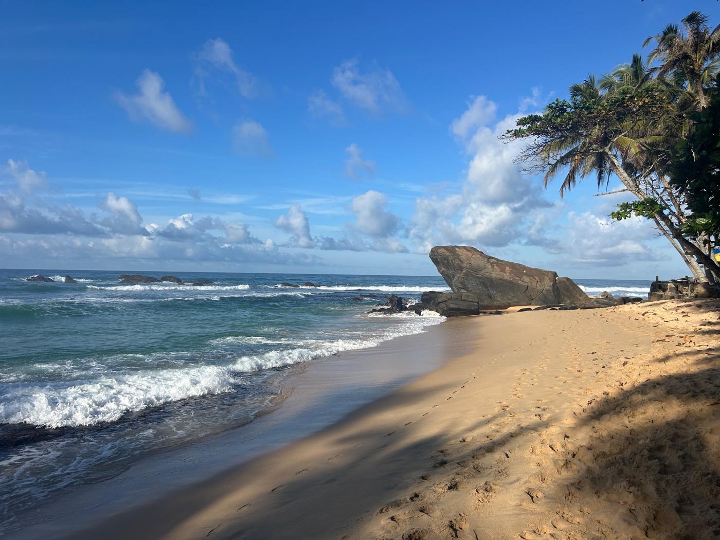 Frog Rock at Dalawella Beach