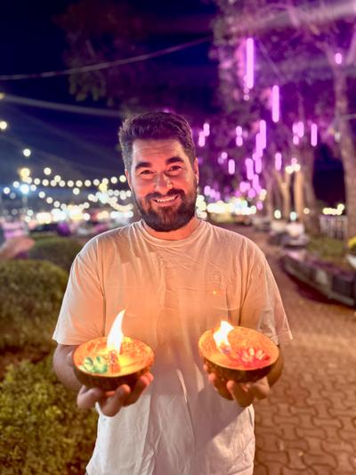 My basic coconut Krathong in Mueang Tak 2024